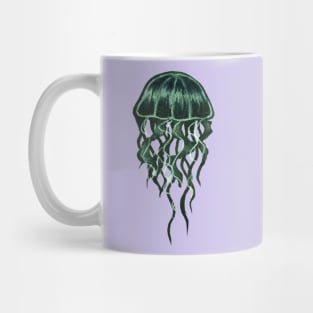Green Jellyfish Mug